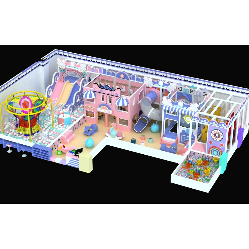 80 flat castle modeling scene simulation color woven net modeling tower