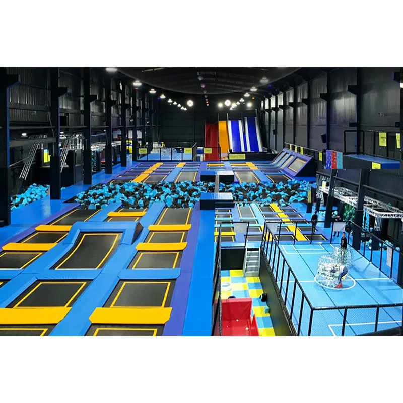 425 Flat children's slope trampoline parkour woven net bird cage