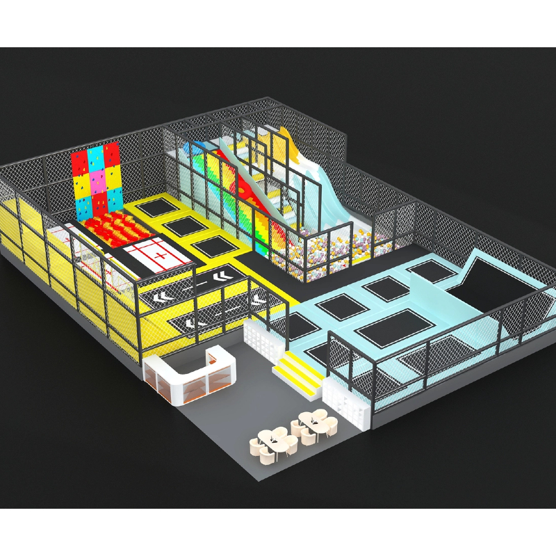 195 flat children's gradient wave slide colorful indoor climbing wall sponge pool