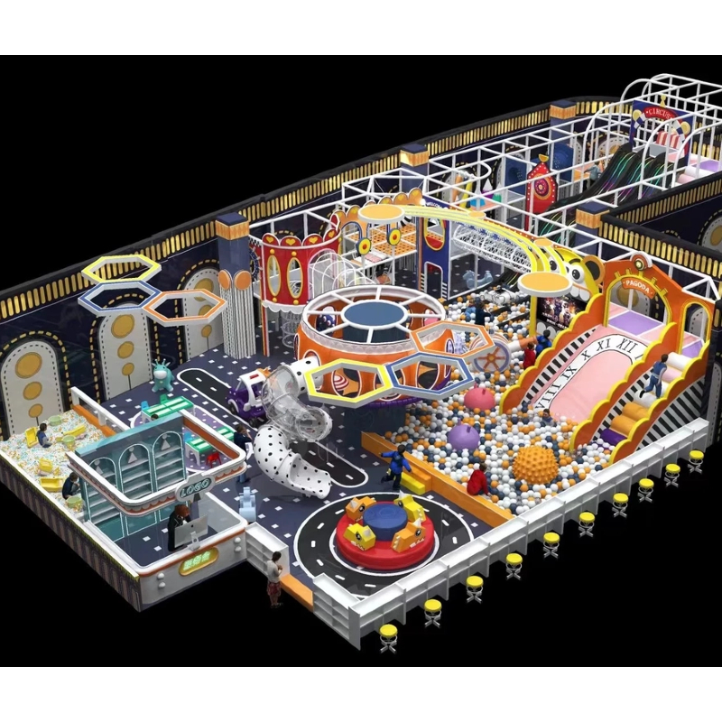 100 flat clock pattern slide pink carousel