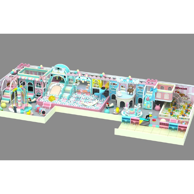 100 Flat Indoor pink purple climbing ladder indoor Mario building blocks