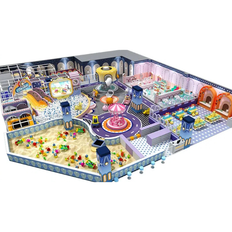 325 Flat children's candy theme maze Simulated dressing room scene experience house