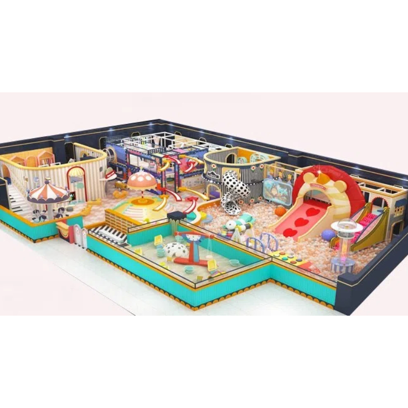 200 Flat children's pink castle building blocks children's multiplayer puzzle sand pool