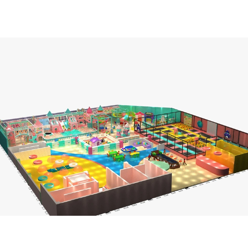 147 flat children's pink theme castle maze shaped wall climbing wall