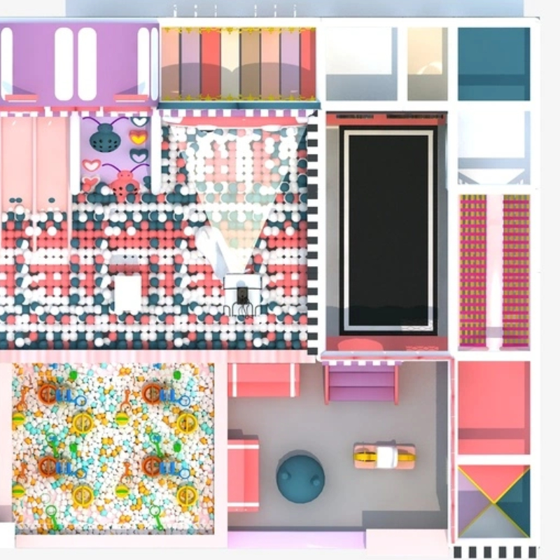 87 flat children's sand pool wall smudge trampoline