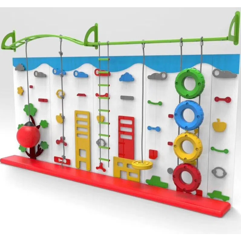 113 flat outdoor single-plank bridge crossing weaving net climbing channel