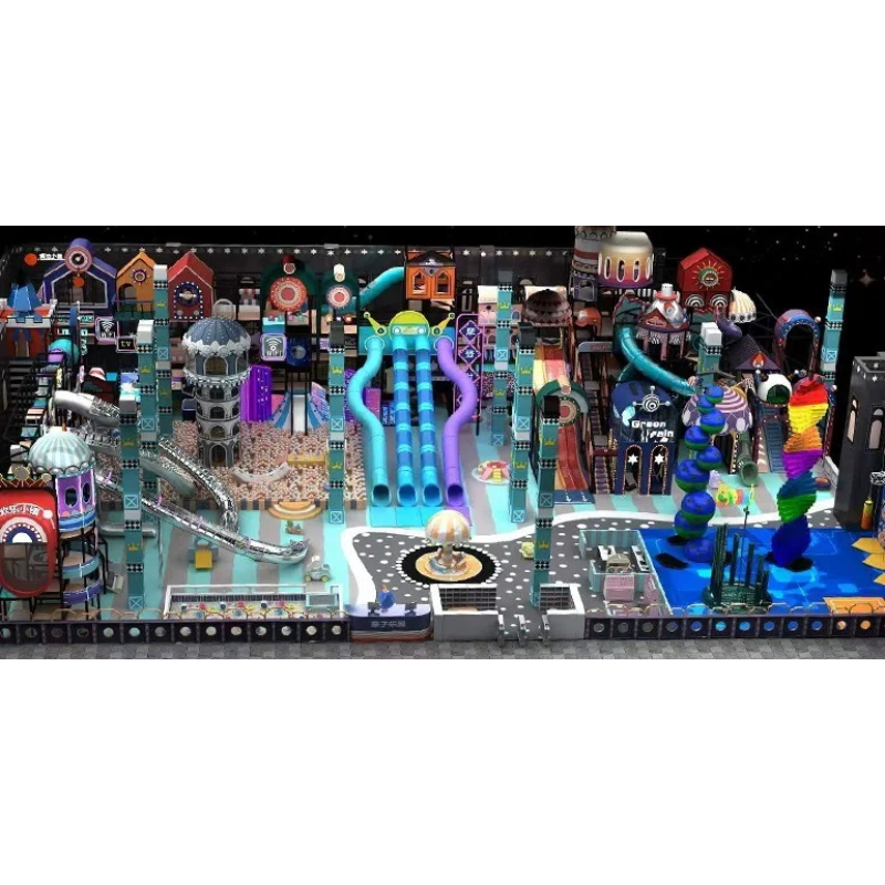 300 Flat children's high-rise color wave slide recording disc shape gradient pipeline slide