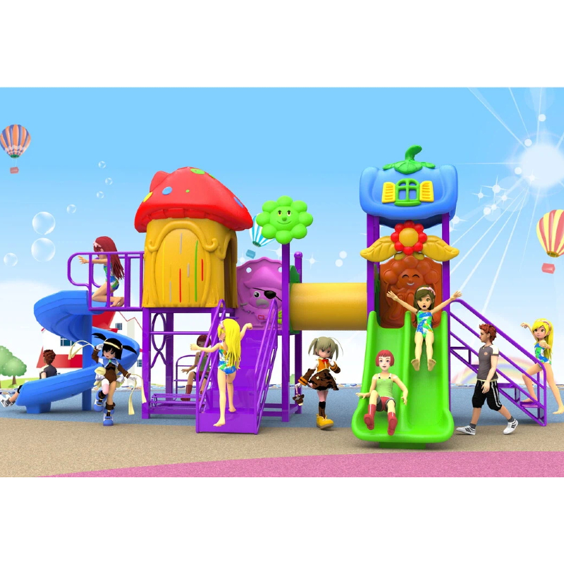 33 Flat children's outdoor double purple steel chair plastic climbing passage