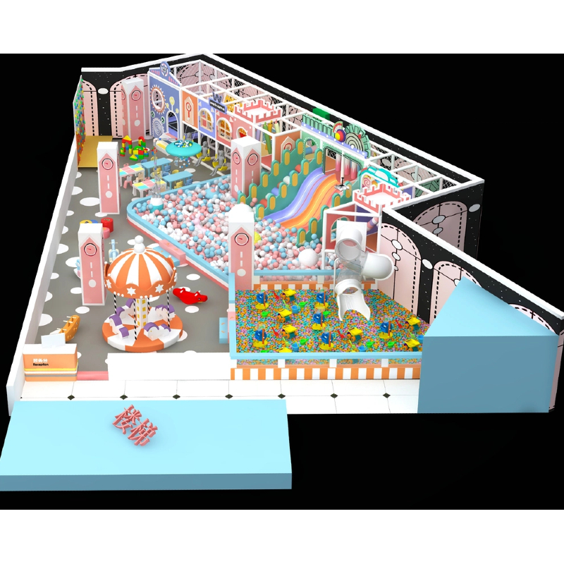 420 Flat Indoor colorful happy ocean ball pool indoor children's scene simulation