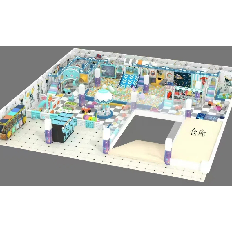 200 Flat children's soft climbing ladder ocean ball pool combination Elephant shape children's trampoline