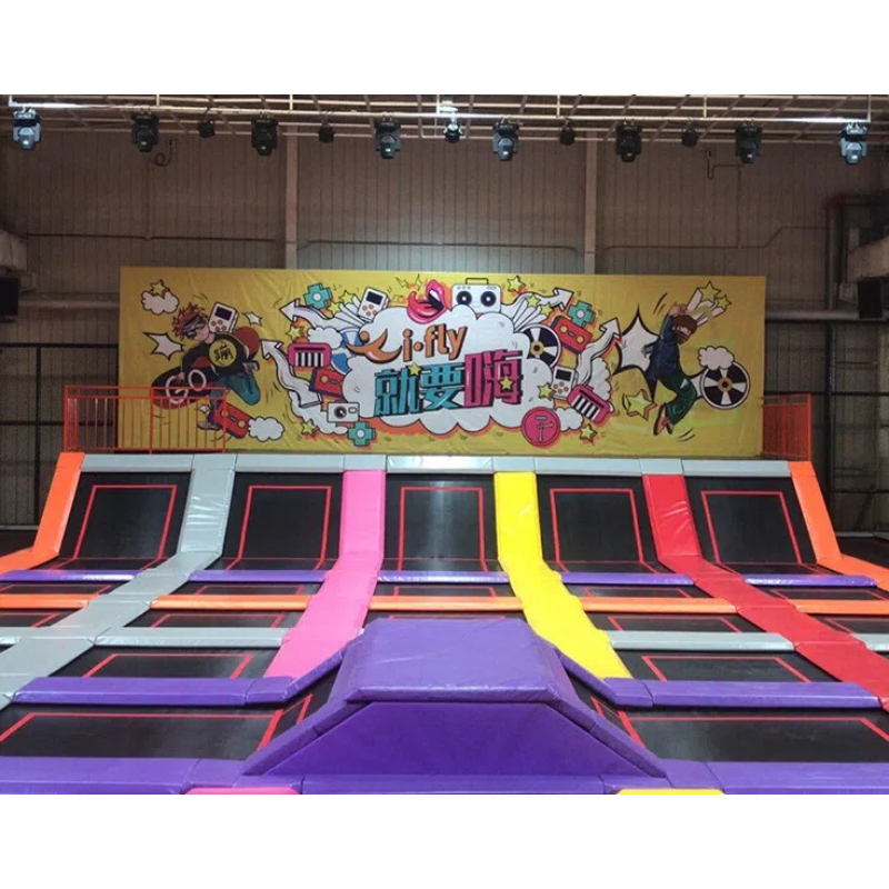 300 Flat children's sloping parkour trampoline wall smudge trampoline
