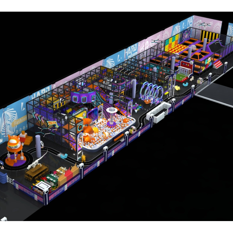 94 flat three level climbing maze electric rotating robot cat