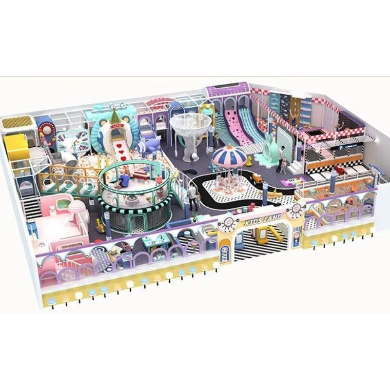 200 Flat yellow and pink crown modeling projection game animal castle theme maze