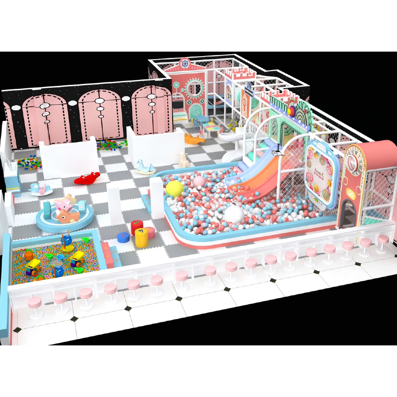 100 Flat Indoor color multi-player slide indoor yellow plastic swing