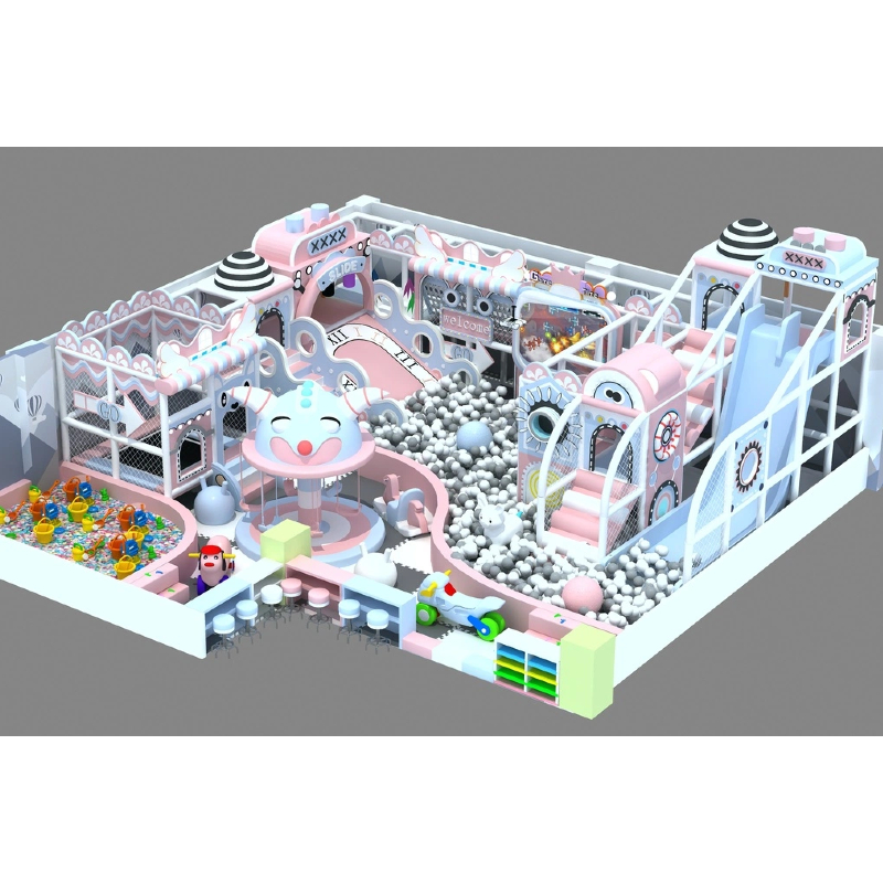 165 flat children's clock shape slide rotating monster shape swing