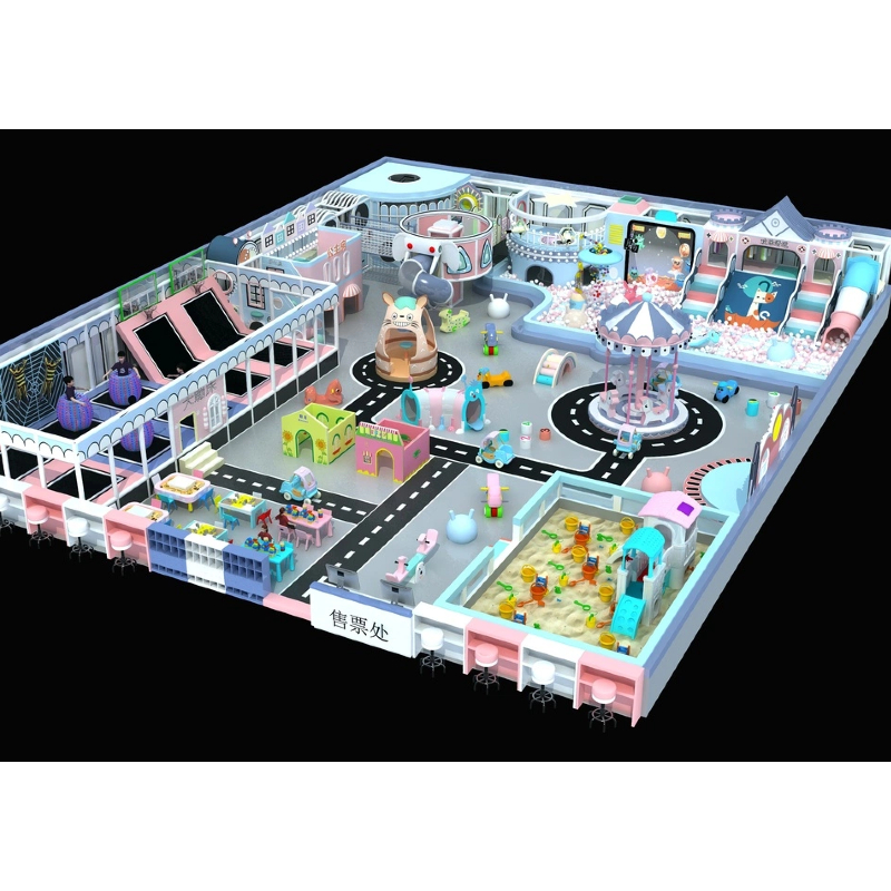 650 Flat Indoor wall Smoulder trampoline park Inclined wall basketball hoop shooting