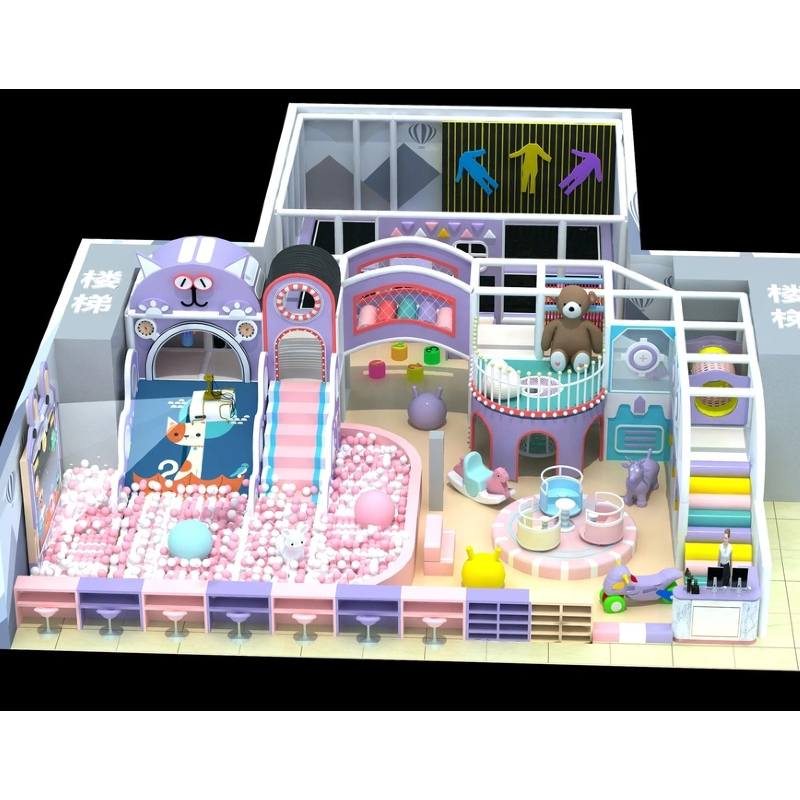 100 Flat Indoor shaped climbing wall sponge pool indoor colorful spider web tower