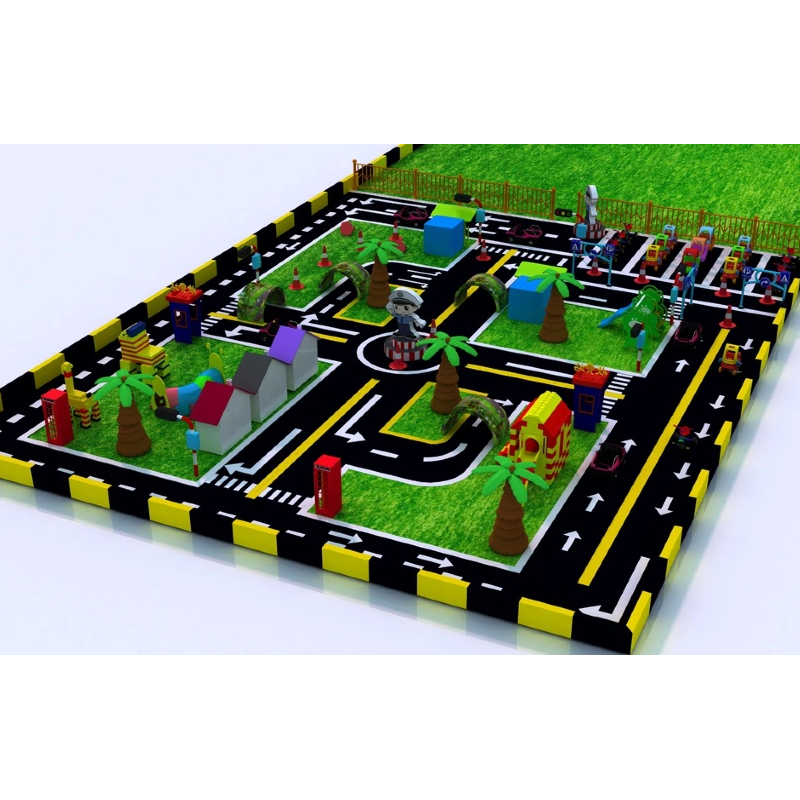 280 Flat simulation driving school simulation toll station