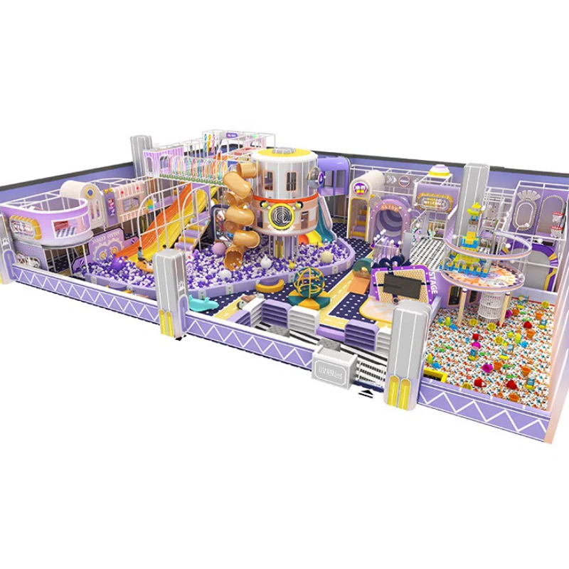 265 Flat Yellow alarm clock tower Orange wave slide