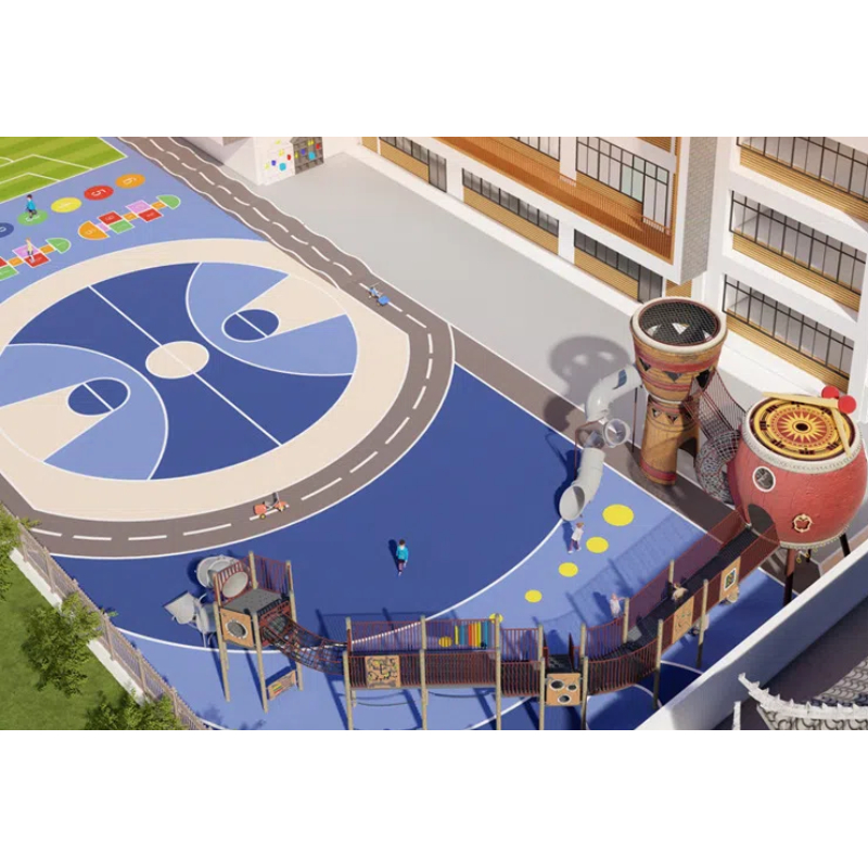 240 Flat Big drum shaped spider tower Waist drum shape game tower