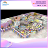 Custom-made Soft Furnishings with A Theme of Pink And Purple Candies in The Sales Center for Children's Playgrounds