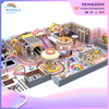 Custom-made Soft Furnishings with A Theme of Pink And Purple Candies in The Sales Center for Children's Playgrounds