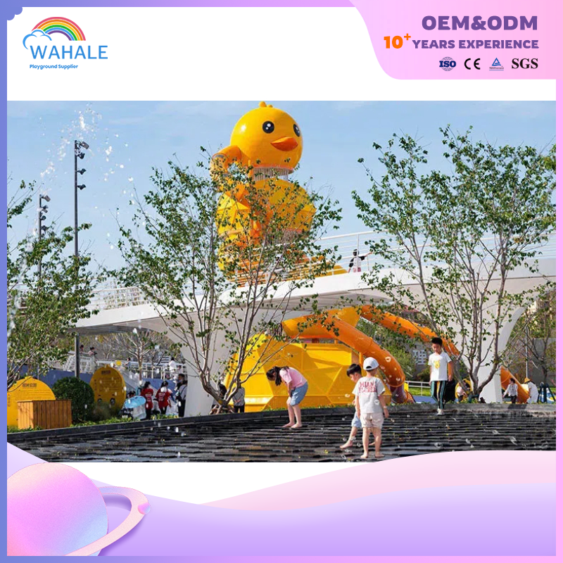 460 Square Meters Scenic Area Outdoor Yellow Duck Customized Children's Playground Equipment Wholesale