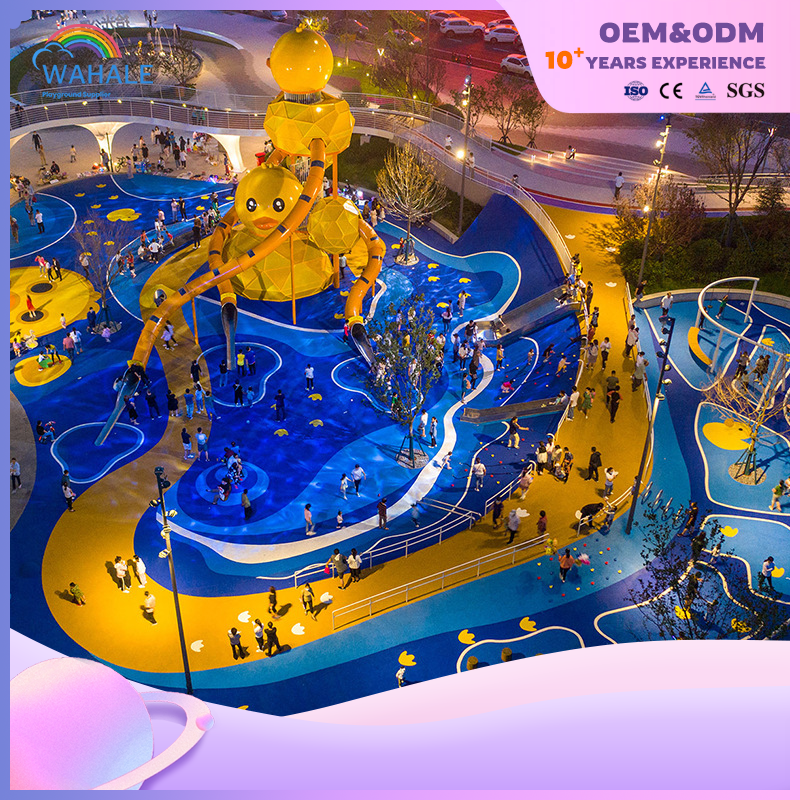 460 Square Meters Scenic Area Outdoor Yellow Duck Customized Children's Playground Equipment Wholesale