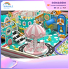 Pink And Purple Dreamy Monster Slide Ocean Pool Amusement Facility