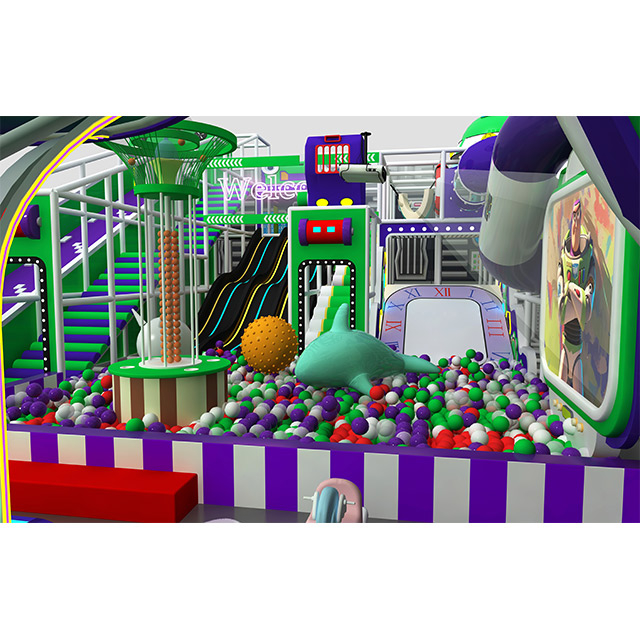 Epic Color-Blast Adventure Playground - Commercial Indoor Playground Manufacturer