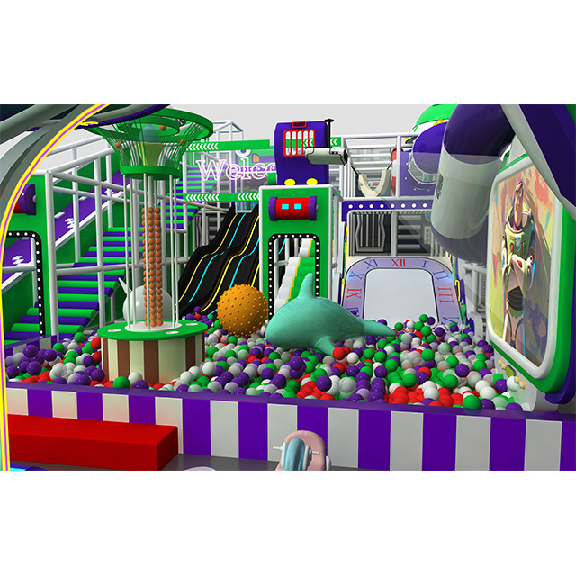 Epic Color-Blast Adventure Playground - Commercial Indoor Playground Manufacturer