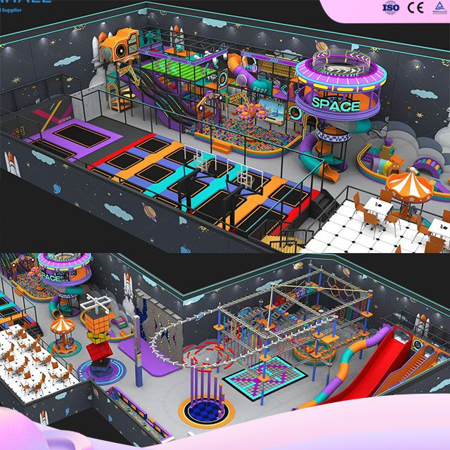 4-Story Mega Sports Complex (USA) - Extreme Adventure Playground Manufacturer
