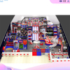 Modern Red-Blue Themed Playground (USA) - Extreme Adventure Playground Manufacturer