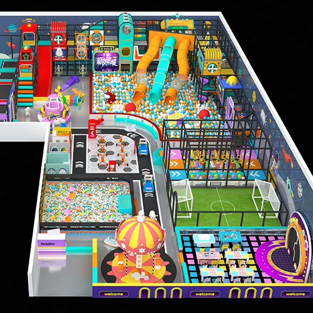 L-Shaped Smart-Design Playground (Indonesia)-Compact Entertainment Center Manufacturer