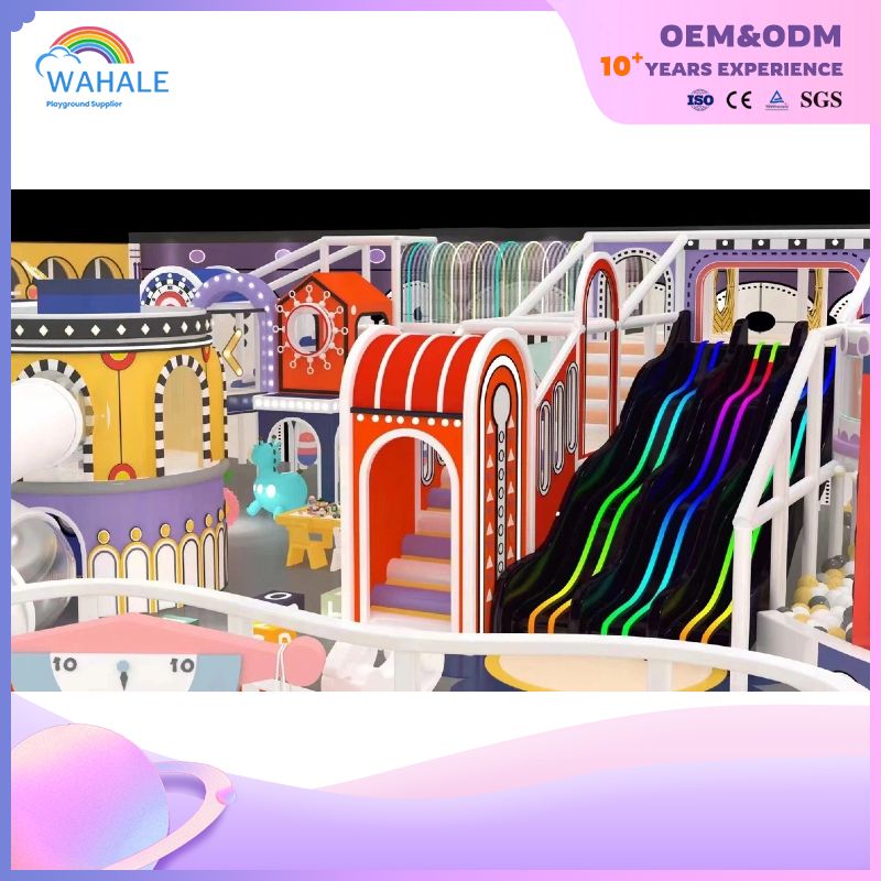 Preschool Indoor Macaron Children's Playground Children's Indoor Sports Park Equipment Wholesale