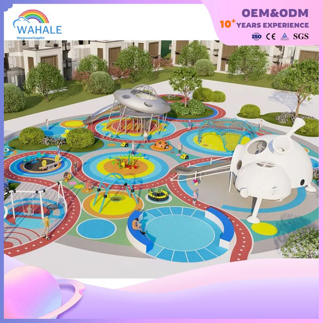 Spaceship Theme Customized Children's Outdoor Amusement Park Outdoor Sports Activities