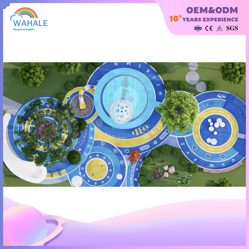 Children's outdoor park amusement facilities Non-powered park large slide playground equipment