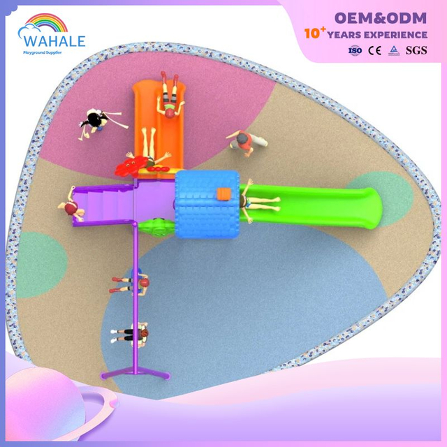 Early Education Center Outdoor Children's Playground Equipment Customization