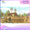 Customized Outdoor Boat Shape Children's Playground Equipment Children's Physical Training Amusement Park