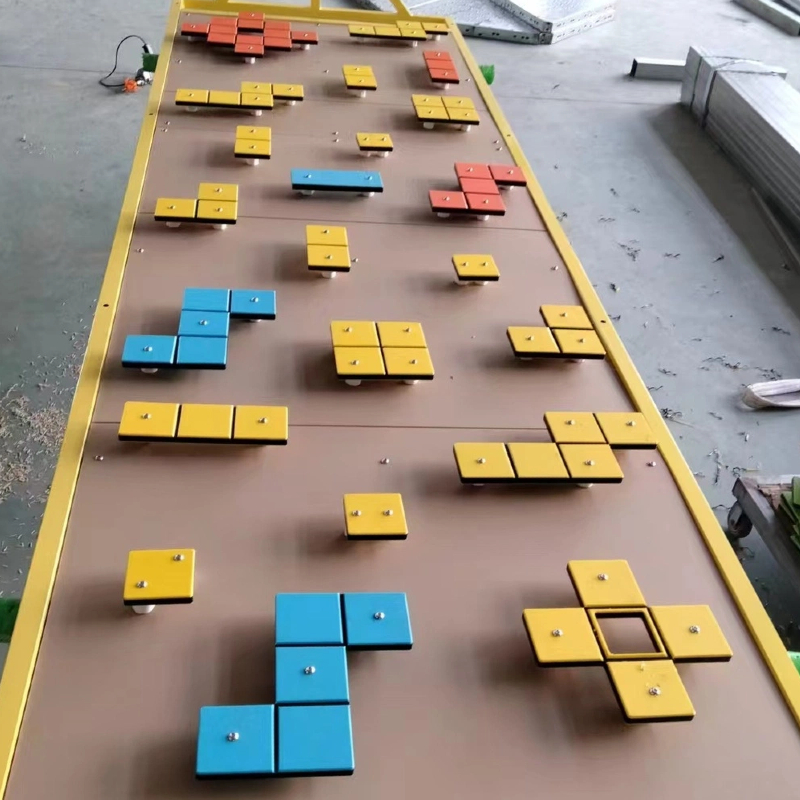 Tetris climbing wall