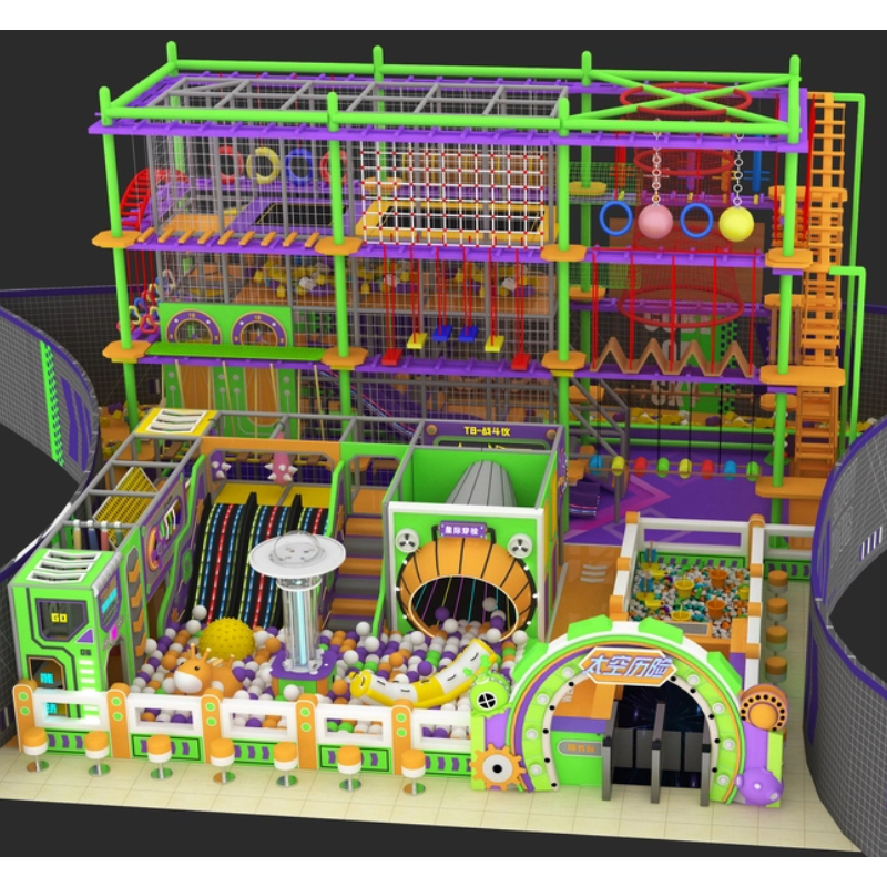 space adventure theme maze