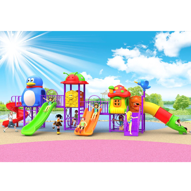 colored mushroom house