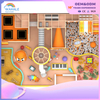 Orange cartoon custom children's playground children's sports playground equipment