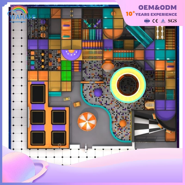 City Video Game Hip-hop Theme Children Customized Playground Equipment Wholesale