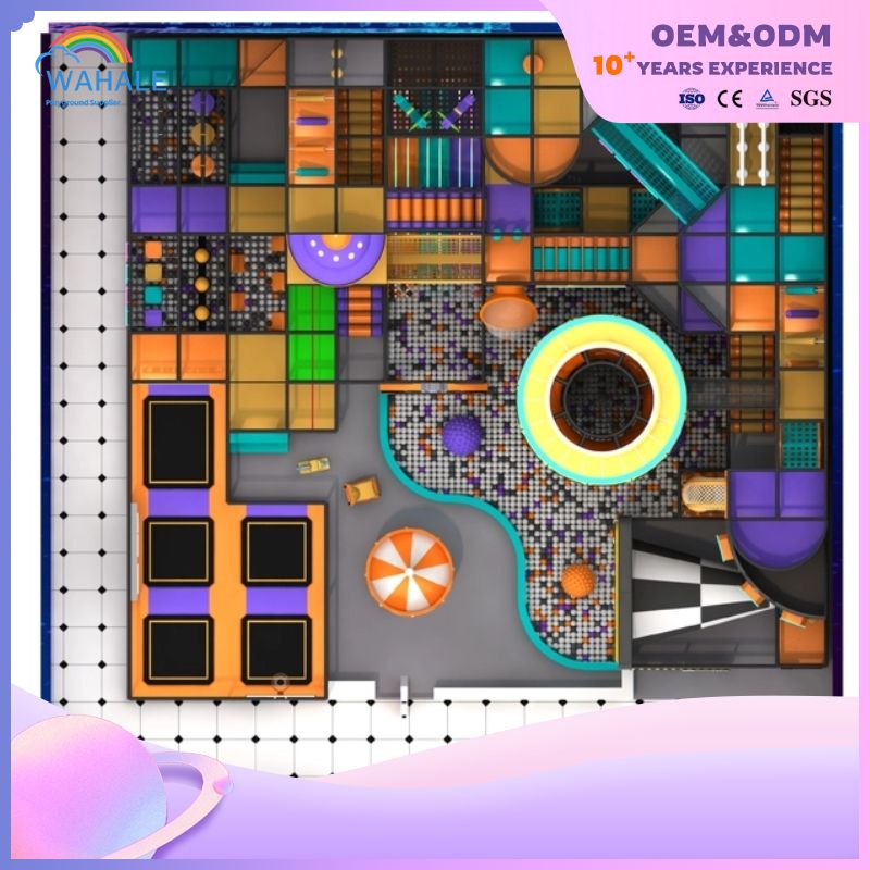 City Video Game Hip-hop Theme Children Customized Playground Equipment Wholesale