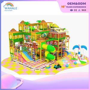 Macaron Color Children Jungle Theme Customized Children Playground Equipment Supplier