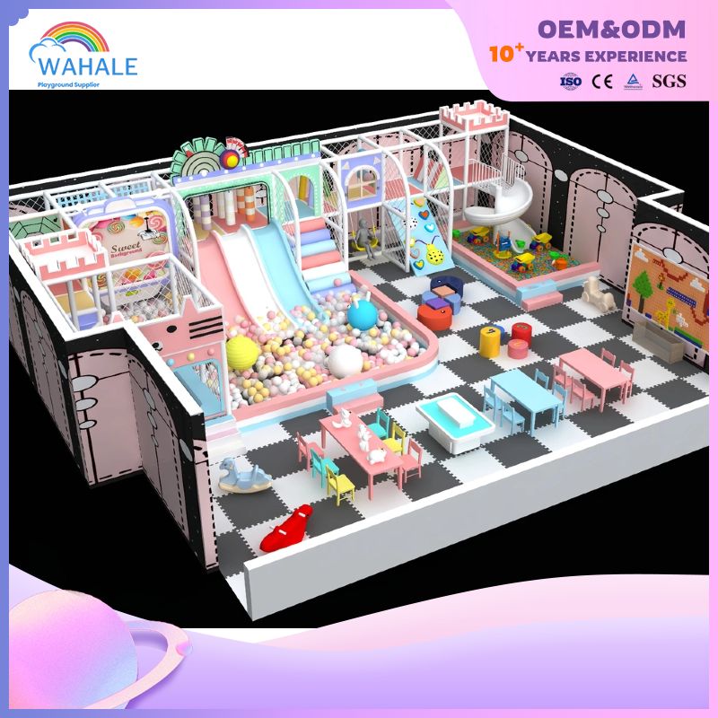 Children's Castle Park Custom Indoor Game Castle Trampoline Park Barrier Crossing Manufacturer