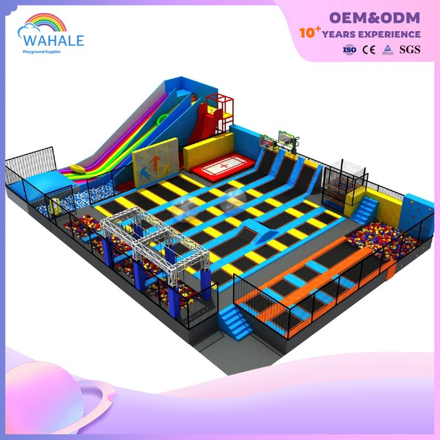 New Commercial Trampoline Park Parkour Indoor Children's Customized Playground Equipment Wholesale