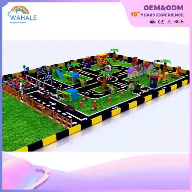 Racing Theme Customized Indoor Playground Children's Indoor Soft Game Set Children's Play Area Equipment Wholesale