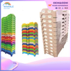 Kindergarten Plastic Children's Lunch Bed Can Be Laminated Injection Molding Disassembly Bed Equipment Wholesale